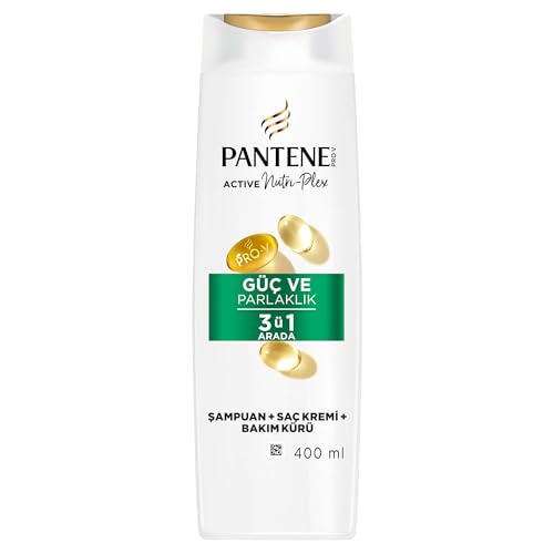 Güç ve Parlaklık 3'ü 1 Arada Şampuan, 400 ml