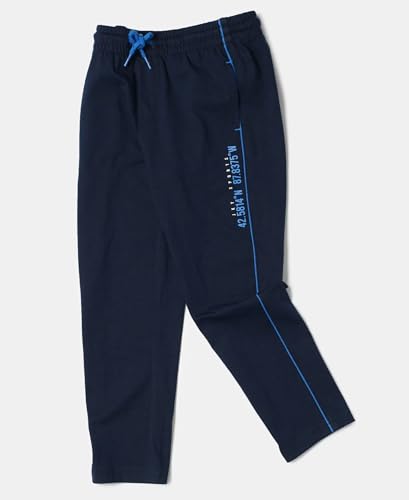 Image of Jockey AB10 Boys Super Combed Cotton Rich Graphic Printed Joggers with Elasticated Hem