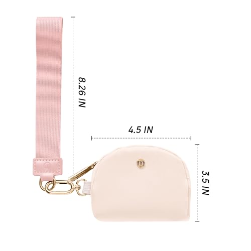 Image of Mum's Memory Mini Zip Around Wristlet Wallets for Women -KeyChain Wallet with Detachable Dual Pouch Wristlet -Key Chain Coin Purse Small Wallets