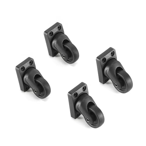 Travel Luggage Wheels Set, Smooth Rolling Suitcase Casters Black3