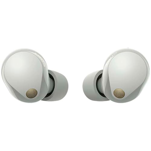 Image of SONY WF-1000XM5 The Best Noise Cancelling True Wireless Earbuds, Silver | with Alexa built in
