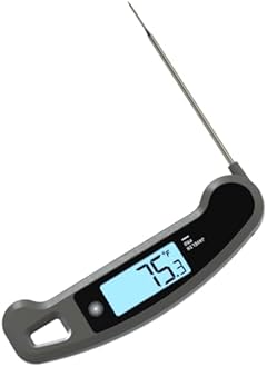 Lavatools Javelin® PRO Classic Ultra-Fast 2-Second Professional Digital Instant Read Meat Thermometer for Grill and Cooking, Auto-Rotating Backlit Display, IP65 Water Resistant, NSF Certified – Sesame
