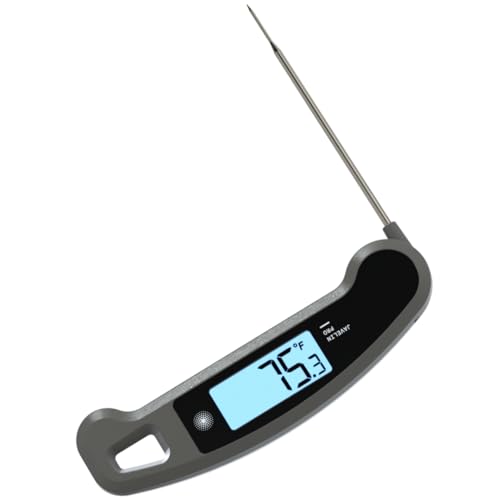 Lavatools Javelin® PRO Classic Ultra-Fast 2-Second Professional Digital Instant Read Meat Thermometer for Grill and Cooking, Auto-Rotating Backlit Display, IP65 Water Resistant, NSF Certified – Sesame