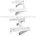 Qualward Air Conditioner Bracket Window AC Support Brackets - Heavy Duty with 2 Arms, Up to 180 lbs for 12000 to 24000 BTU AC Units- Fits Single Or Double Hung Windows