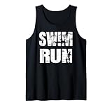 Swimrun Diseño Natación Correr Deportes Camiseta sin Mangas