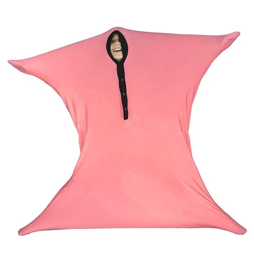 Sensory Body Sock, Dynamic Movement Sensory Sock, Stretchable Sensory Sack for Autistic Sensory Processing Disorders ADHD Pink (S)