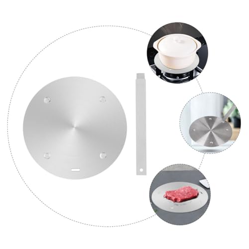 MAGICLULU Placa Difusora de Calor para Estufa de Gas y Eléctrica, Disco de Inducción de Acero Inoxidable 160mm X 3.4mm, Adaptador Metálico Esencial de Cocina, Convertidor Térmico - imagen 9