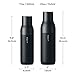 LARQ Bottle Twist Top 25 oz - Insulated Stainless Steel Water Bottle | BPA Free | Reusable Water Bottle for Camping, Office, and Travel | Keep Drinks Cold and Hot, Obsidian Black