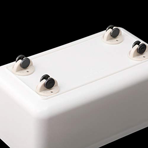 UPKOCH 12Pcs Fixo Caster Roda Caso Caixa De Armazenamento De DIY Handmade Vara Em Soco Livre Roda Fi