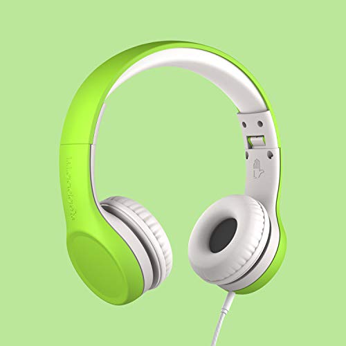 LilGadgets Connect+ Foldable Wired Kids Headphones (Green) — view 8