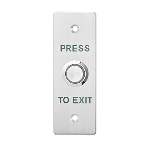 Push To Exit Button IP67 Waterproof Stainless Steel with LED light NO/NC Press Exit Switch by ANWENGJ - Image 4