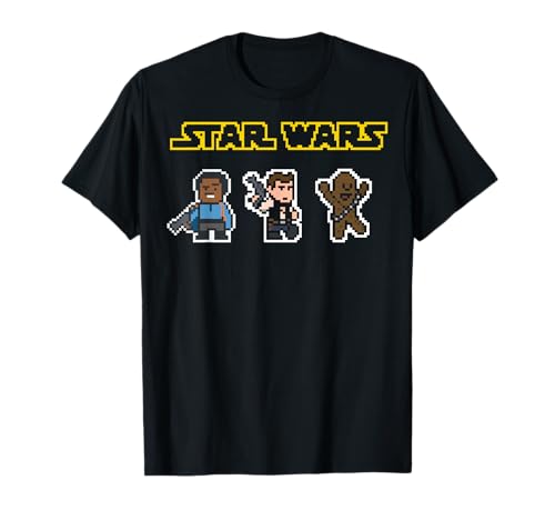 Star Wars 16-Bit Smugglers t-shirt idéal pour une soirée gaming ou un festival de pop culture