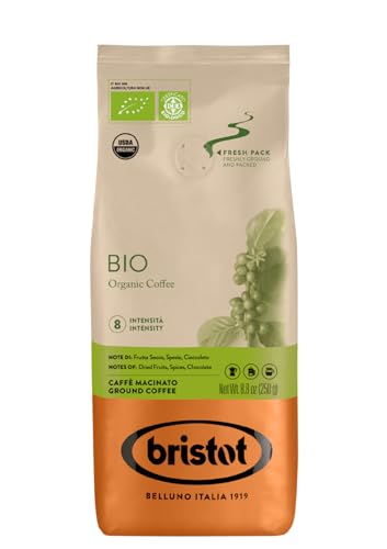 Bristot Organic Ground Espresso – Medium Roast...