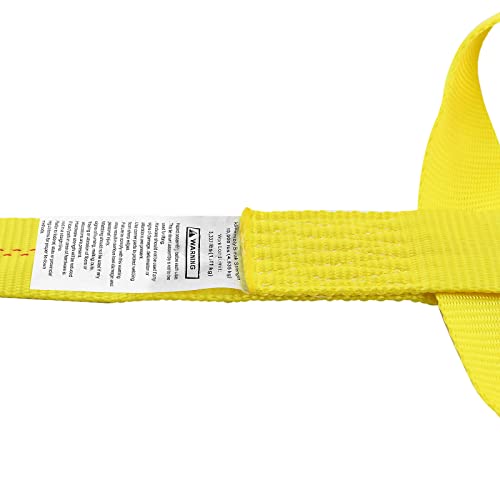 Robbor Tow Dolly Basket Straps with Flat Hook Heavy Duty Car Dolly Straps Universal Fit Most 14"-19" Wheels 10,000Lbs Webbing Break Strength Tire Bonnet Yellow