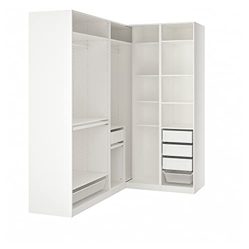  Ikea Armadio ad angolo PAX, 210/160x236 cm, bianco