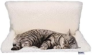 Radiator cat Bed, Plush cat Bed, Foldable and Easy Assembly, Hanging,White