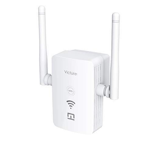 Victure Repetidor Inalámbrico 2.4GHz con Antena Dual,Diseño Compacto.