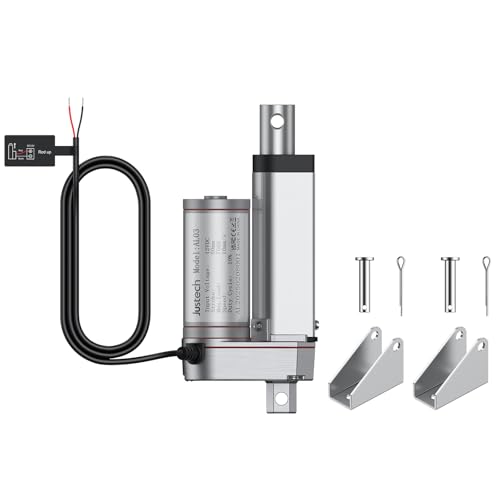Justech DC 12V Motor de Actuador Lineal de Alta Resistencia 160lbs 50 mm de Longitud de Carrera para Auto Coche RV Puerta Eléctrica Abrelatas Industrial Maquinaria Agrícola Limpia Barrido Vehículos
