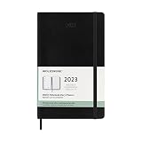 モレスキン 手帳 2023年 1月始まり 12カ月 ウィークリーダイアリー ソフトカバー ラージサイズ(横13cm×縦21cm) ブラック DSB12WN3Y23
