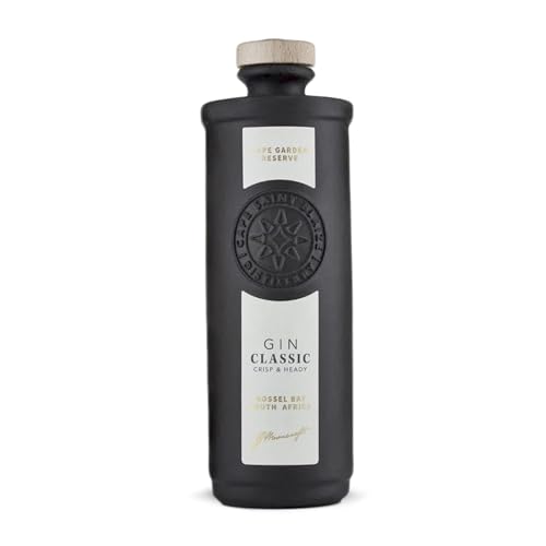 Cape Saint Blaize – Classic Gin | 700 ml | Ginebra de Sudáfrica | Hecho a mano | Botella de porcelana única | Aromas exóticos, cítricos y especiados | London Dry Gin | Bottle
