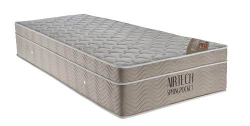 Colchão Solteiro Airtech Spring Pocket 88x188x25 - Ortobom