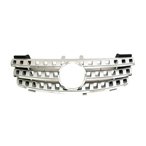 Grille avant calandre argent pour Mercedes Classe ML W164 2005-2012 de style course