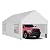 JY QAQA Carport, 12x20 FT Heavy Duty Carport Reinforced Steel Poles with Removable Sidewalls & Doors,Roll-up Windows Car Canopy with Sandbags and All-Season Tarp for Car Boat Truck Motorcycle