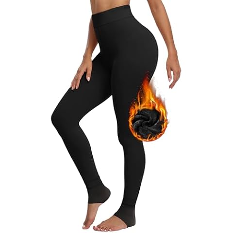 CHRLEISURE Women's Fleece Lined Leggings Cover