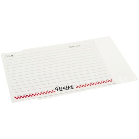 Weatherbee 074 Recipe Card Protectors Cover