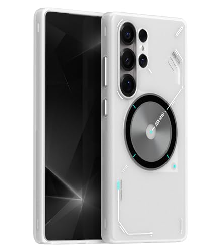 Image of Aulumu S25 Ultra Galaxy Magnetic Case | Thermal IMD Technology | Compatible with MagSafe | Passive Cooling Samsung Galaxy S25 Ultra Case - Translucent White