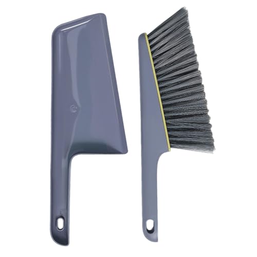 Nbbwwu Reinigungs-Kehrschaufel und Bürsten-Set, komplettes Kehrset, Handbesen, Haushaltsfeger für Sofa, Kleidung, Bett, Steppdecke, Auto