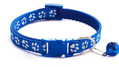RvPaws Imported Printed Collars with Bell for Dog, Puppy and Cat, Small, Royal Blue 10 MM (B09J29T9N7) Amazon Price History, Amazon Price Tracker