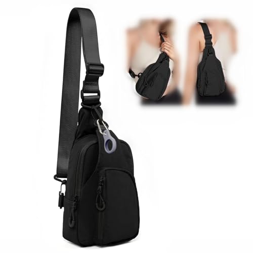 FREE ROCK Small Crossbody Bag For Women Mini Nylon Sling Bag Cross Body Bag Chest Bag For Outdoors Hiking Traveling