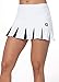 a40grados Sport & Style, Falda Feliz Blanca, Mujer, Tenis y Padel (Paddle) (40 M)
