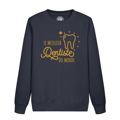 Sweatshirt enfant le meilleur dentiste idée cadeau métier passion pour futur praticien