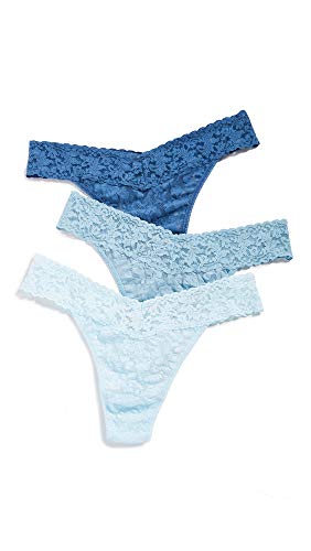 hanky panky Women's Signature Lace Original Rise Thong 3 Pack