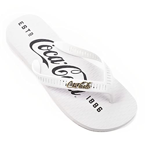 Coca-Cola Shoes 1886, Chinelo Masculino, Branco, 43/44