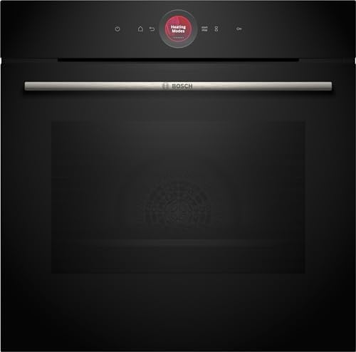 Bosch - Multifunction Oven, 60 cm, Series 8, Electronic TFT TouchControl, AirFry, Assist Function, Home Connect, Pyrolysis, Black, HBG7741B1