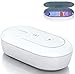 Produktbild AONCO UV Licht Sterilisator mit Wireless Charger, 10W UV-C Desinfektionsgerät Sauber Box mit Aroma Diffusor, Tragbar Sterilisationsbox für Maskup Zahnbürste Brille Ohrhörer Schmuck Beobachten