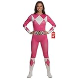 Morphsuits Costume Power Rangers Adulte Rose, Déguisement Halloween, Taille S