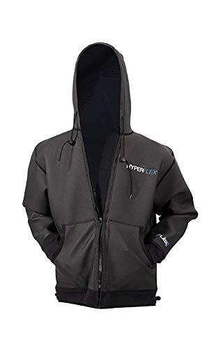 Hyperflex Playa Surf Jacket, Black, Large - Surfing, Windsurfing & Wakeboarding