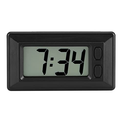 Joyzan LCD Despertador Digital, Reloj Ultrafino Pequenos Relojes Electronicos para Dormitorio Oficina Cocina Cabecera de Coche con Calendario y Hora a Pilas Mesa Viaje Sala Oficinas Familiares