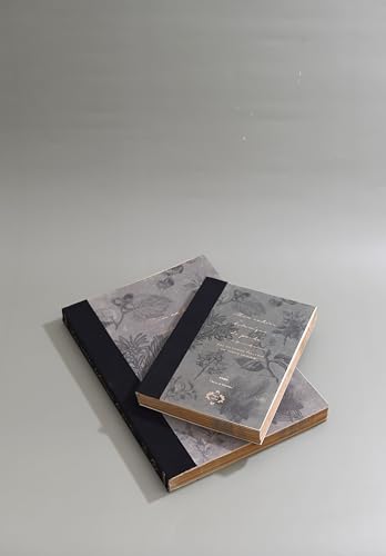 Image of PETAL & FLOW B6 Size Rough NoteBook 5 inch x 7 inch, 288 pages (144 sheets), Vintage Style (Botanical)