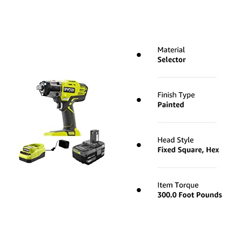 Ryobii-RYOBI-P261K1-ONE-18V-Cordless-3-Speed-12-in-Impact-Wrench-with-40-Ah-Battery-and-Charger