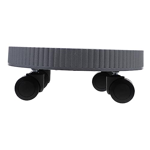 GAROZATION Carro De Plantas con Ruedas para Macetas Soporte De Jardín Práctico y Atractivo Base para Flores con Ruedas para Uso Interior y Exterior