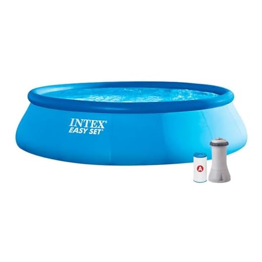 Intex skyltpool Easy Set Pools®, blå Ø 457 x 107 cm