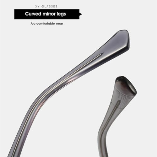 Lunettes de soleil carrées unisexes avec armature métallique robuste - 6