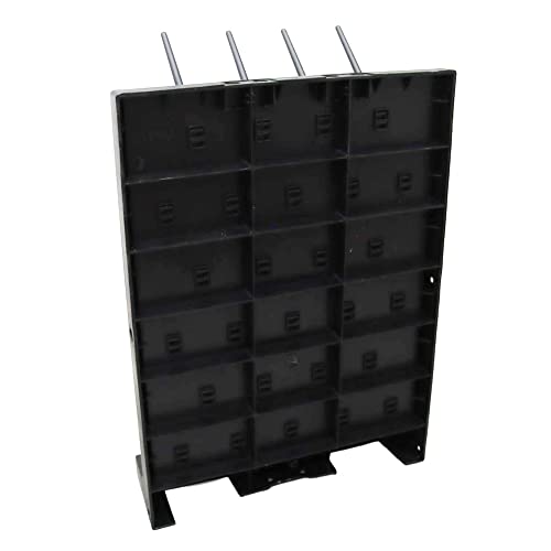 27 Pegs Black Lab Glassware Bottle Drying Rack Wall-Mount/Free-Standing Detachable Pegs Lab Drying Rack For Lab Supply Cleaning Equipment Or Lab Science Use #TOP5
