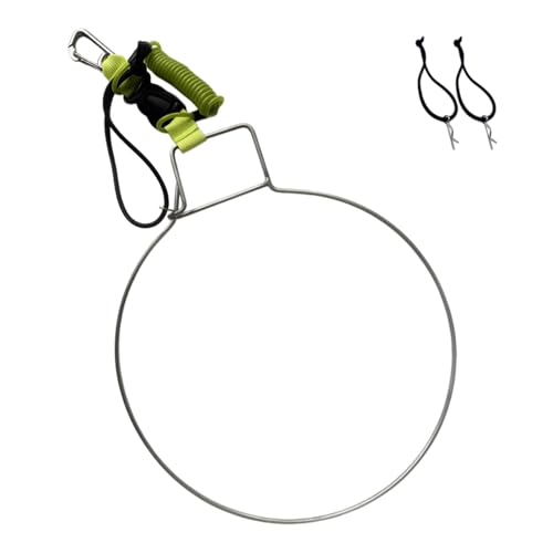 High Capacity Fish Stringer 304 Stainless Steel Construction with Clip and Retractable Spring Hook Systems Fast Release