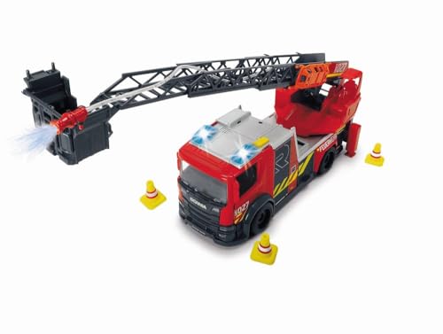 Dickie Scania Rosenbauer SOS Fire Rescue Licht und Sound, 35 cm, ab 3 Jahren, 203716017038